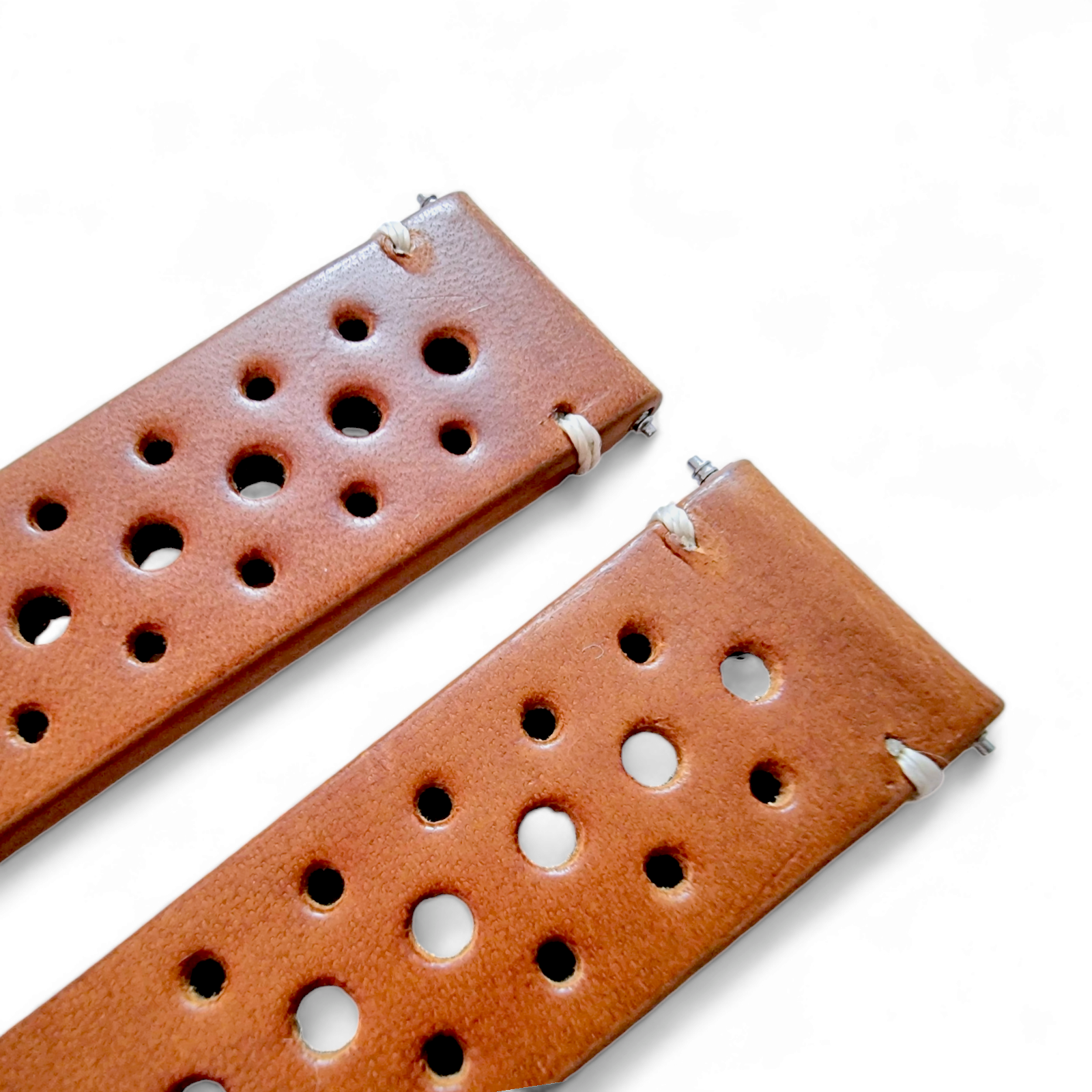Rally Racing Leather Watch Strap 20mm 22mm 24mm