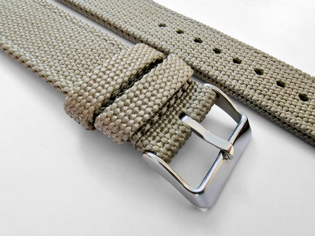 Canvas Sailcloth Watch Strap 18mm 20mm 22mm 24mm