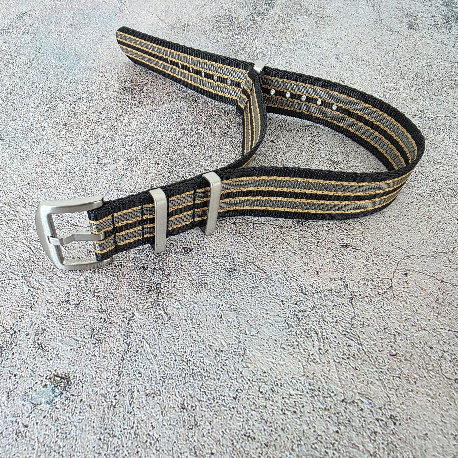 Nylon Military Watch Strap Bond 007 No Time To Die 20mm 22mm