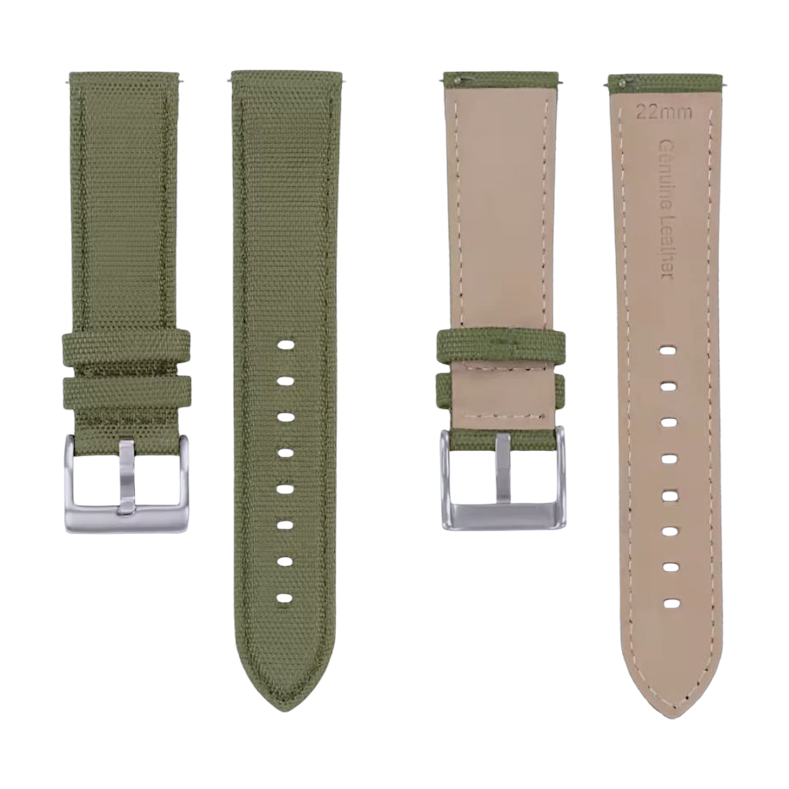 Nylon Sailcloth Watch Strap 20mm 22mm