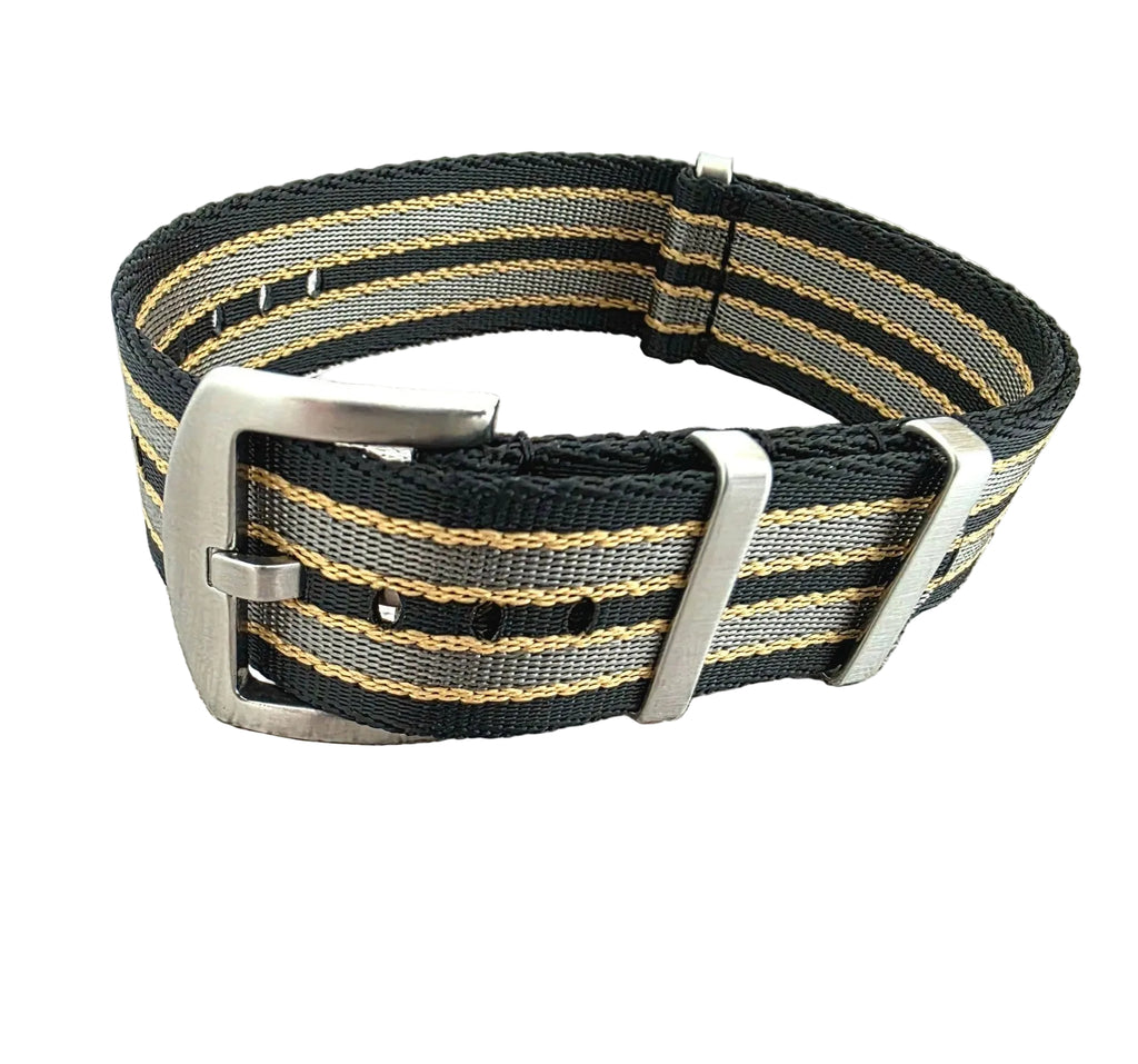 Nylon Military Watch Strap Bond 007 No Time To Die 20mm 22mm