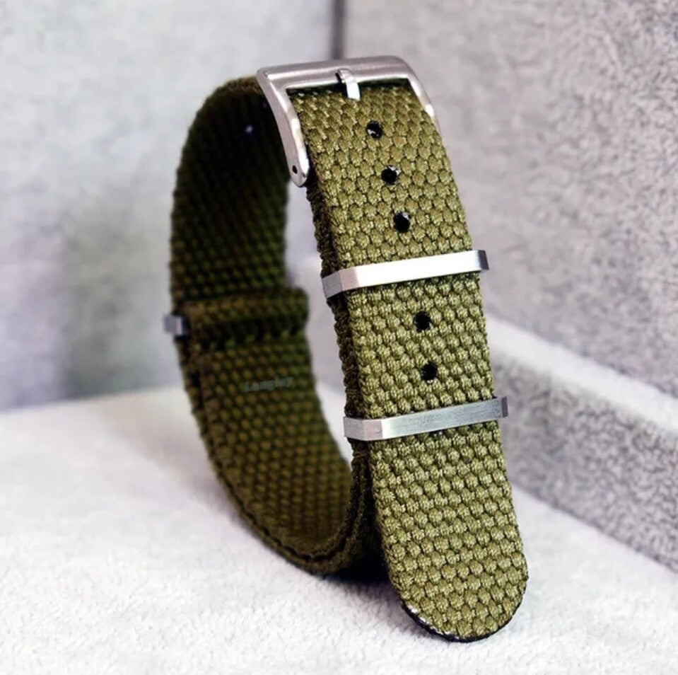 NATO Watch strap Band Nylon Cotton Woven Zulu G10 Watch Strap Army 20mm 22mm UK