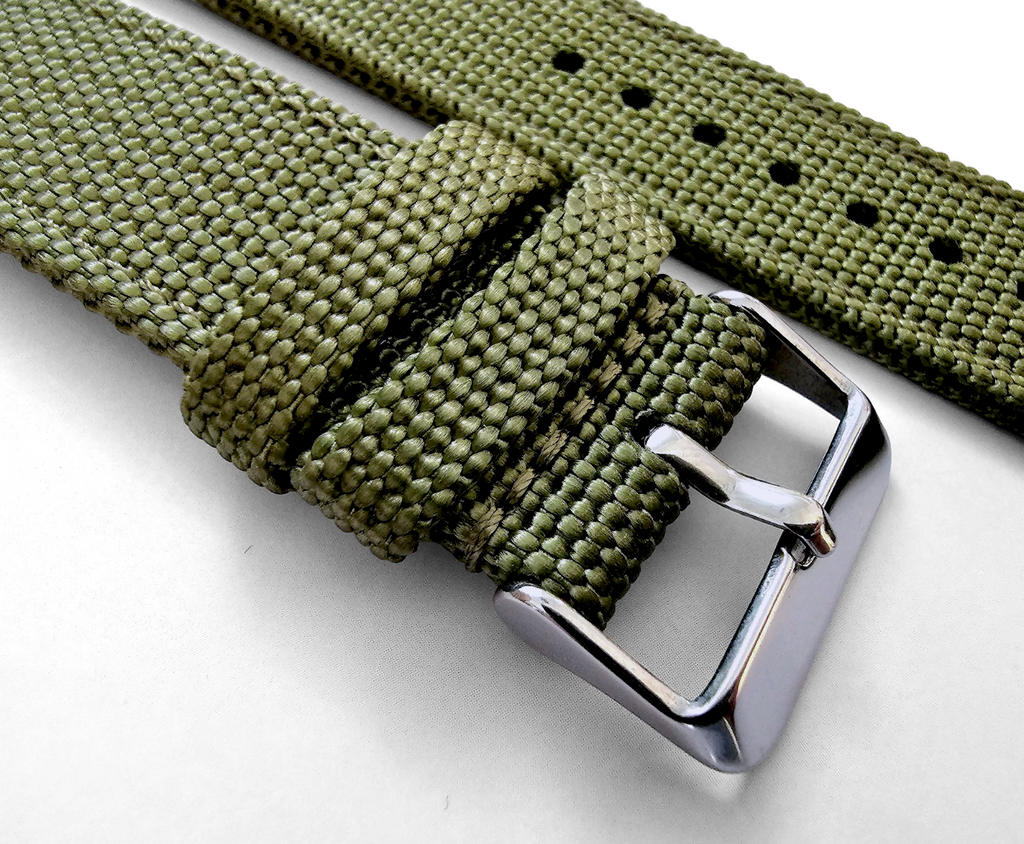Canvas Sailcloth Watch Strap 18mm 20mm 22mm 24mm