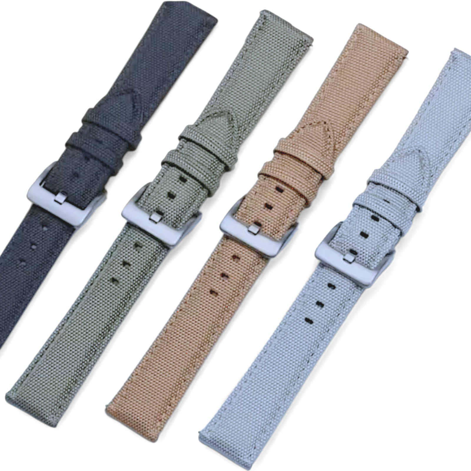 Nylon Sailcloth Watch Strap 20mm 22mm