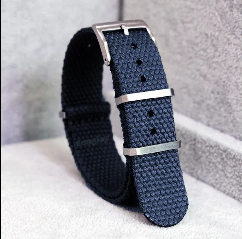NATO Watch strap Band Nylon Cotton Woven Zulu G10 Watch Strap Army 20mm 22mm UK
