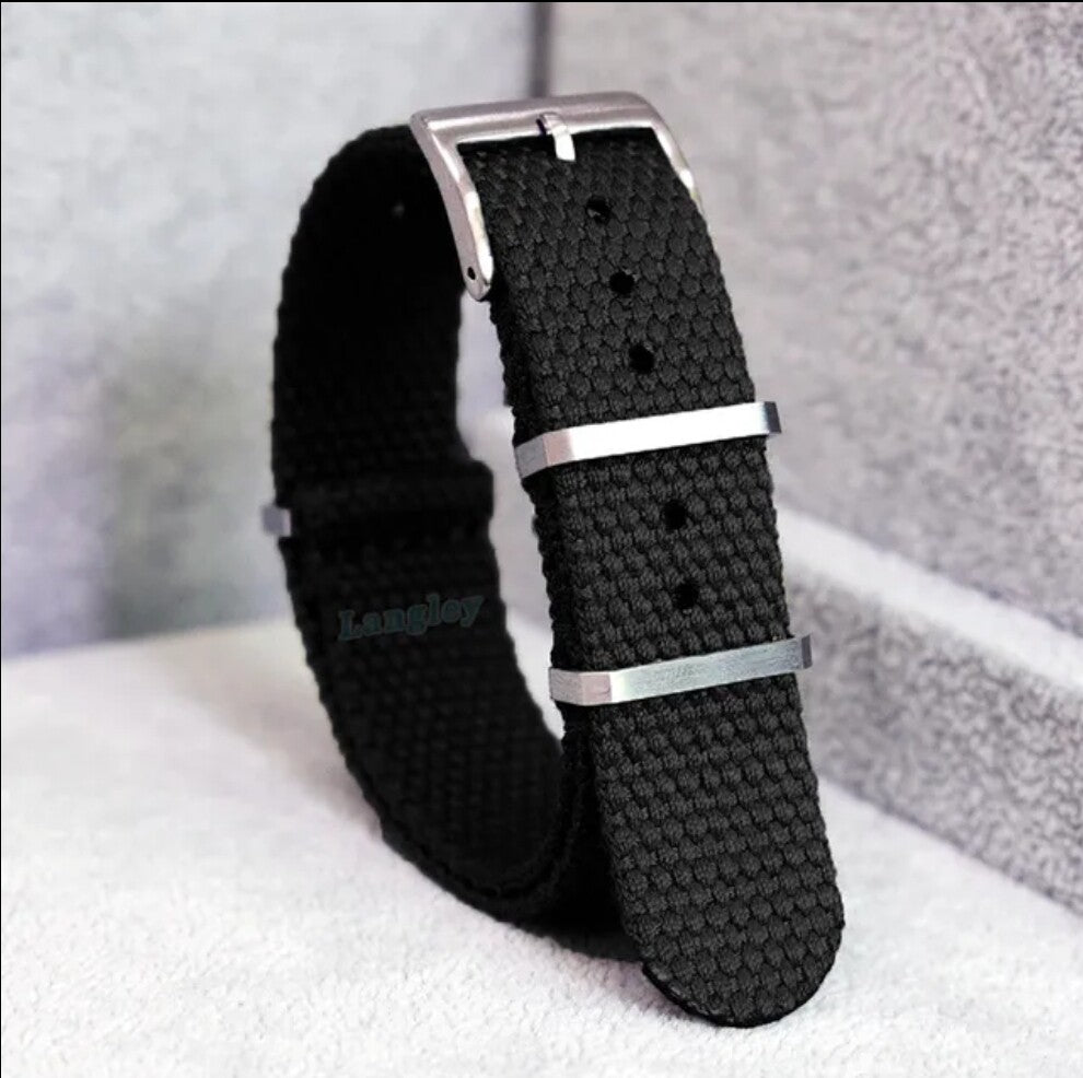 NATO Watch strap Band Nylon Cotton Woven Zulu G10 Watch Strap Army 20mm 22mm UK