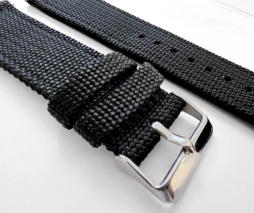 Canvas Sailcloth Watch Strap 18mm 20mm 22mm 24mm