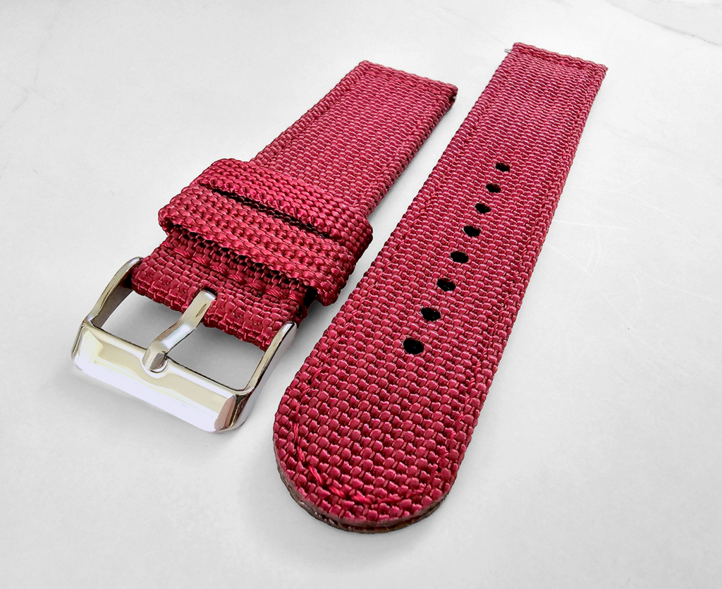 Canvas Sailcloth Watch Strap 18mm 20mm 22mm 24mm