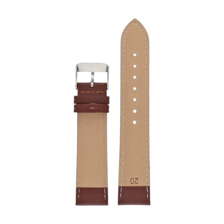 Padded Leather Watch Strap 8mm to 30mm Tan