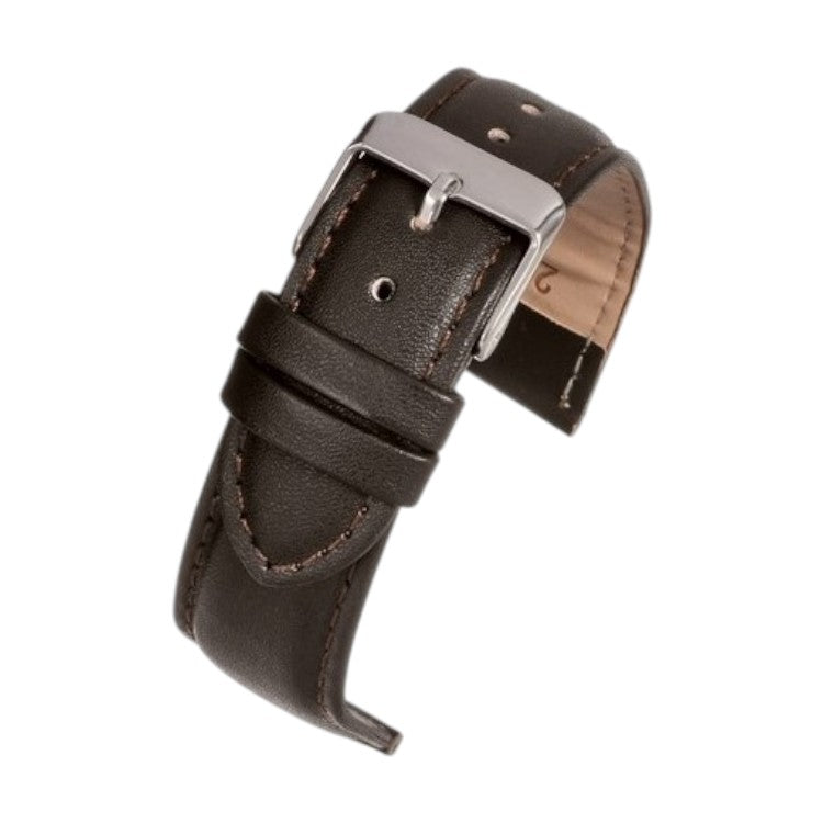 Padded Leather Watch Strap 8mm to 30mm Brown