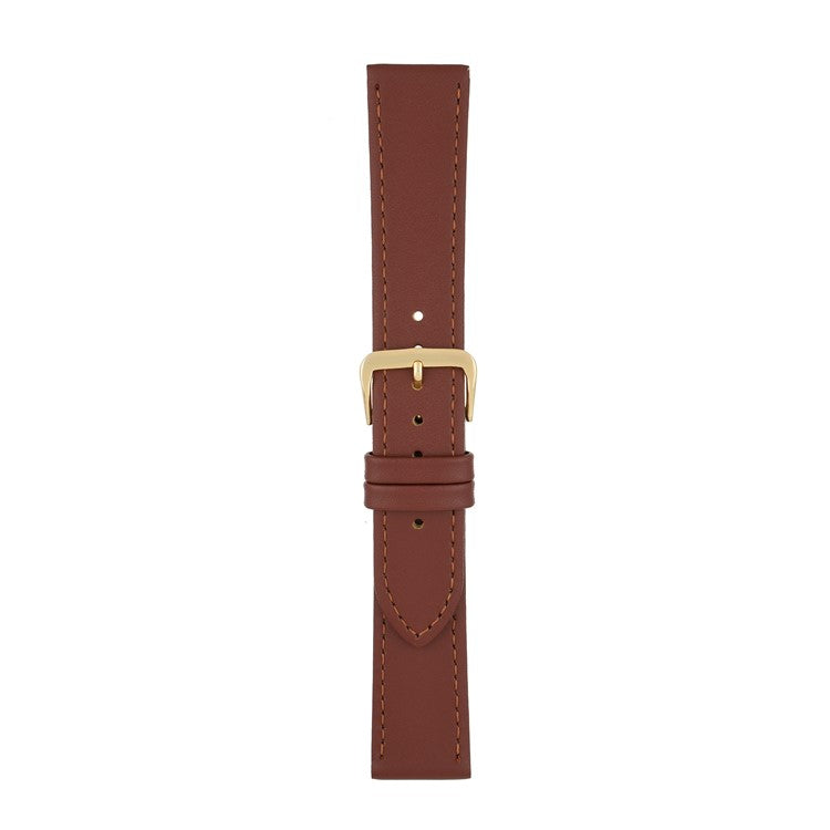 Leather Watch Strap Stitched 8mm to 30mm Tan Brown