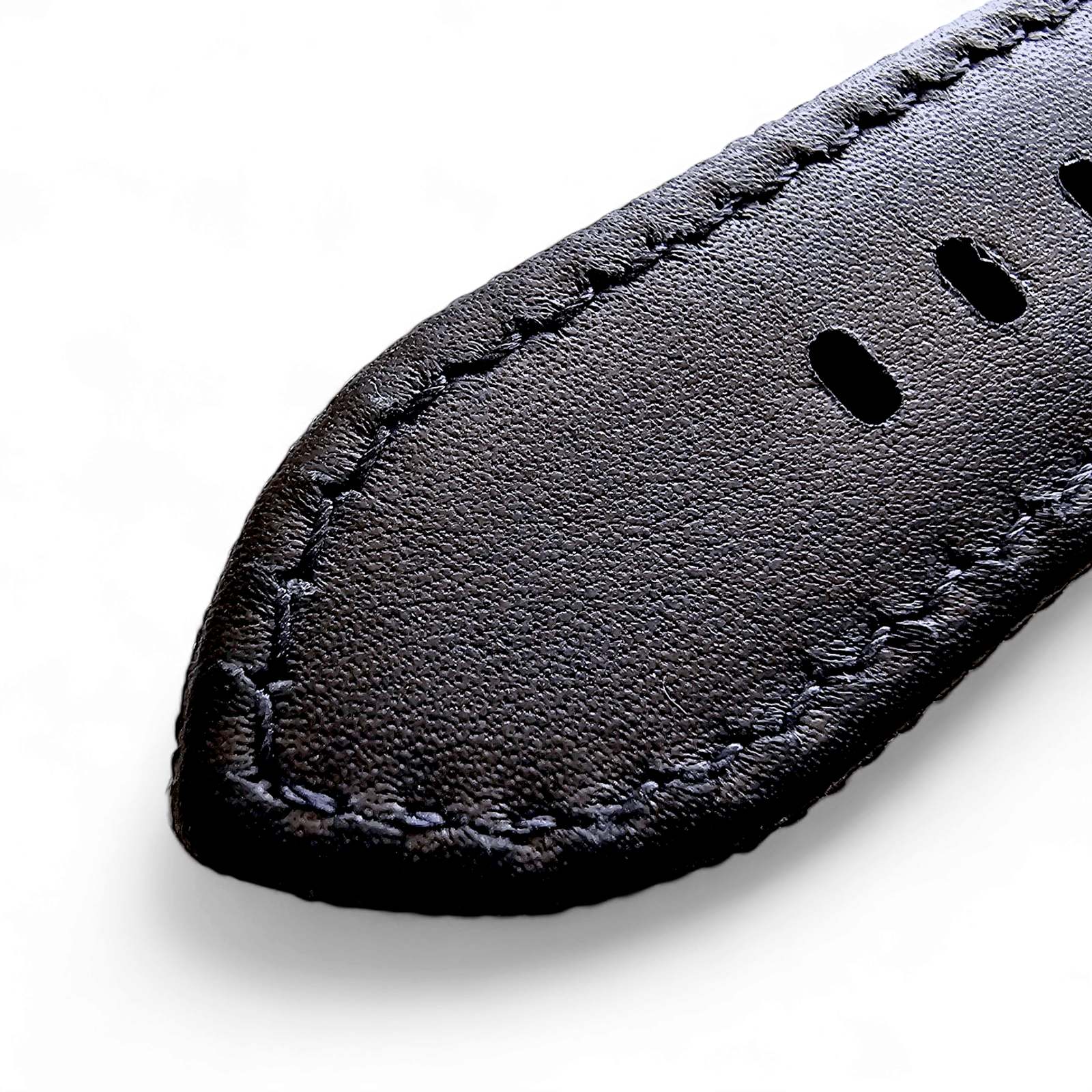 Canvas Watch Strap in Black with Black Stitching 20mm 22mm 24mm