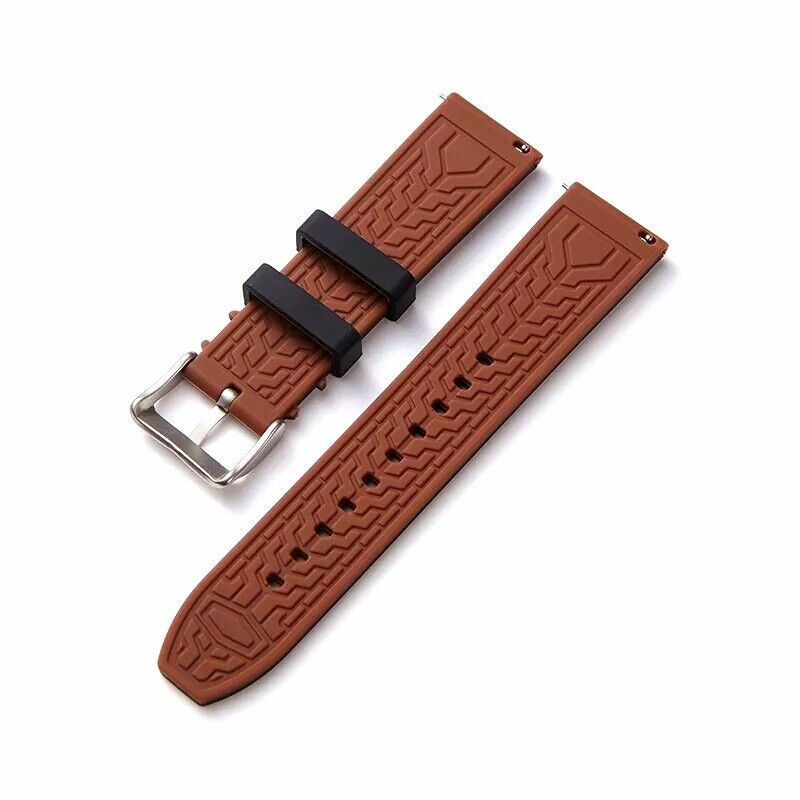 Rubber Divers Watch Strap 20mm 22mm 24mm
