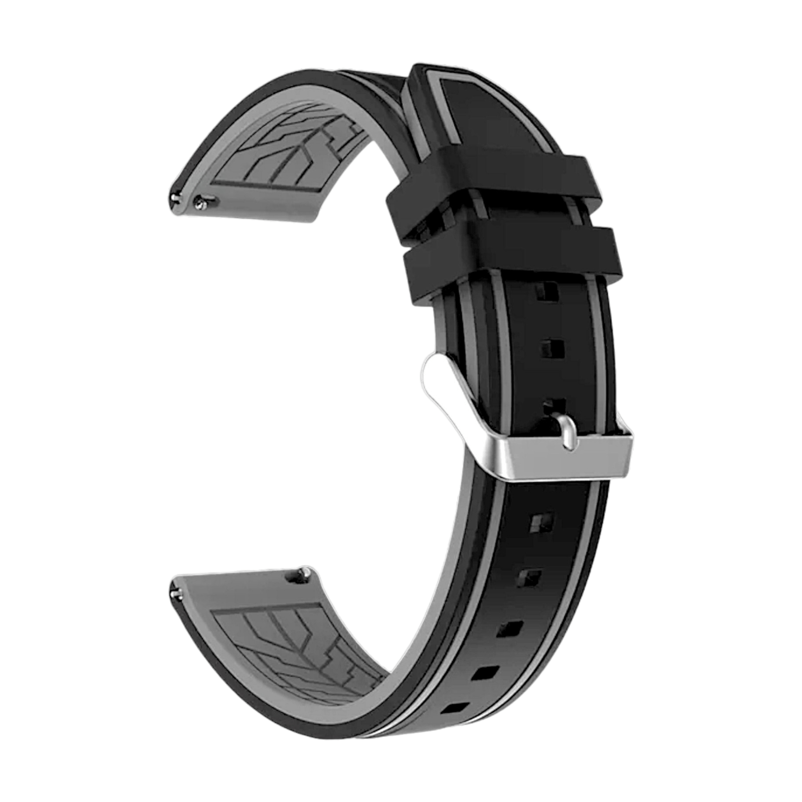 Rubber Divers Watch Strap 20mm 22mm 24mm